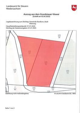 Flurkarte - Grundstück zum Kaufen in Nordhorn