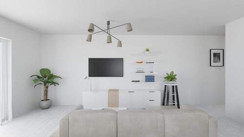 Visualisierung 1. DG Wohnen - 