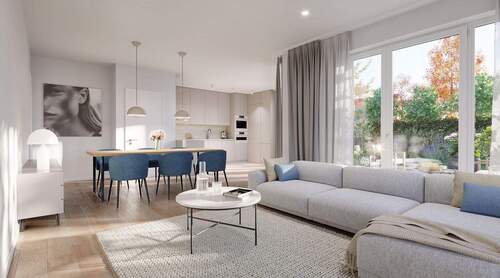 FA25 - Wohnen Essen Kochen Haus6 - NEUBAU: Exklusives Stadthaus mit 6 Zimmer und großem Garten