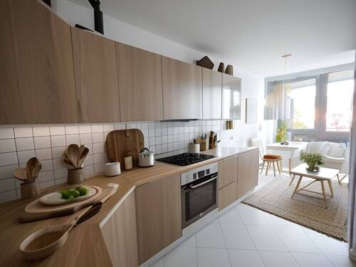 Einbauküche - Essbereich Homestaging - 