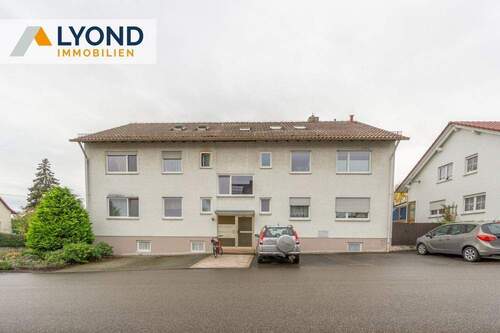 Außenansicht - Wohnen mit Wohlfühlfaktor - gepflegte Dachgeschosswohnung in ruhiger Umgebung in Kleinaspach