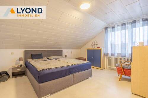 Schlafzimmer - Etagenwohnung mit 60,00 m&sup2; in Aspach / Kleinaspach zum Kaufen