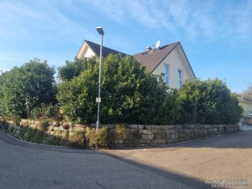 Ansicht-Straßenseite - Wohnen am Zaberfelder See - ruhig, hell & familienfreundlich