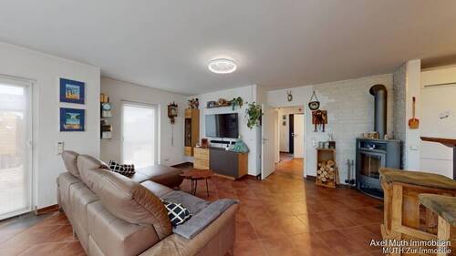 gemütliches Wohnzimmer - 6 Zimmer Einfamilienhaus in Zaberfeld