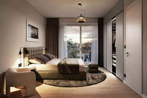 Visualisierung Schlafbereich - Etagenwohnung mit 109,90 m&sup2; in Hamburg zum Kaufen