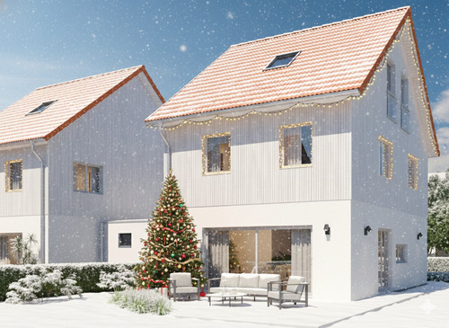 Bild 1 - Letzte Einheit: Neubau im Herzen von Moos KfW-40-Effizienzhaus - Variante mit Dachboden