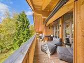 Balkon Süd- und Westseite - 3 Zimmer Etagenwohnung in Rottach-Egern