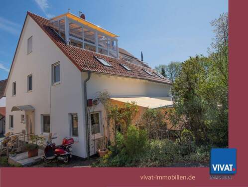 Bild 1 - Junge DHH mit besonderem Freisitz u. grünem Weitblick! Mikro-Garten. Käuferprovisionsfrei!