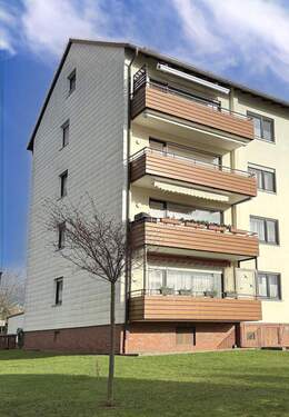 Hinteransicht - 3 Zimmer Etagenwohnung zur Miete in Vellmar