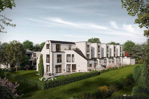 FA25 - Ansicht Nordwest - Reihenendhaus mit 190,00 m&sup2; in München zum Kaufen