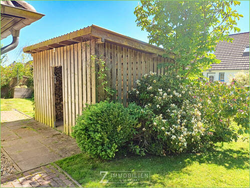 Lagerschuppen für Holz - 