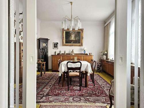 Blick ins Esszimmer OG - 1 Zimmer Mehrfamilienhaus, Wohnhaus in Heldburg