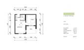 Grundriss der Wohnung - 2 Zimmer Etagenwohnung zur Miete in Bayern - Aschaffenburg