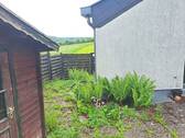 NW Ecke vom Garten gesehen - 5 Zimmer Reihenendhaus in Idstein