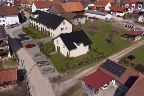 Modell mit möglicher Bebauung - Grundstück in Weil