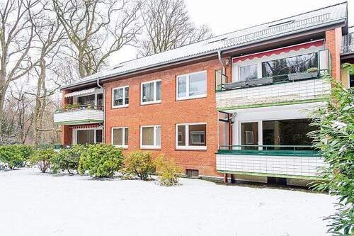 rückw. Objektansicht - 2 Zimmer Etagenwohnung zum Kaufen in Großhansdorf