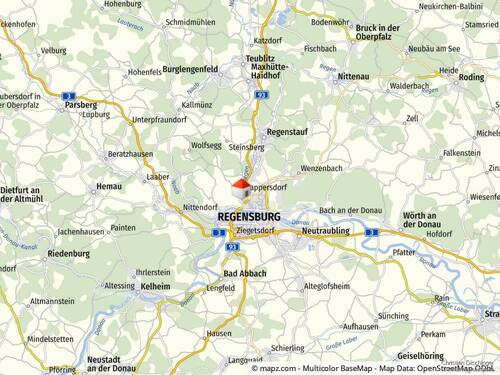 Lage im Landkreis - 