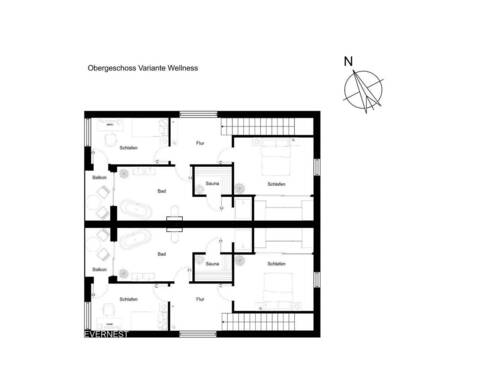 Variante Obergeschoss Wellness - 