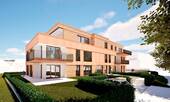 Visualisierung Hausansicht - Neubauwohnung am Uhlenhorst mit 2 Balkonen!