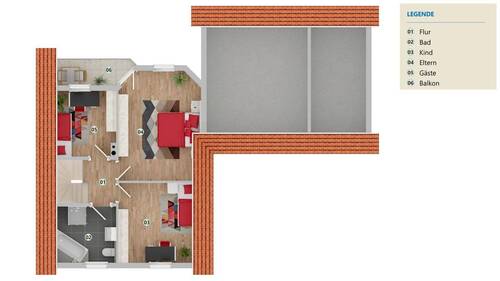 Dachgeschoss - 