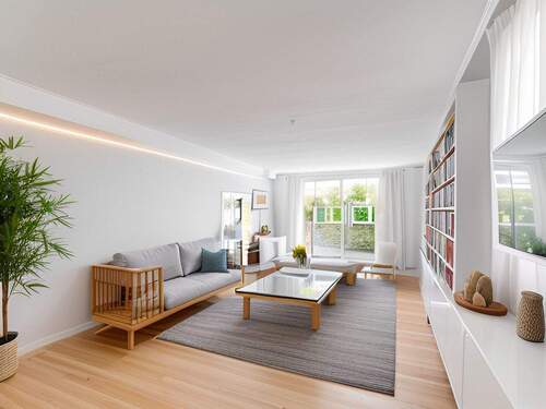 Einrichtungsbeispiel Wohnzimmer - 5 Zimmer Einfamilienhaus in Mammendorf