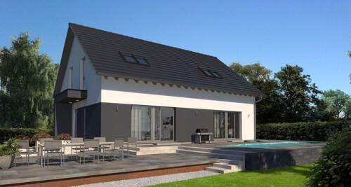 Ansicht Garten - Ihr Traumhaus in fantastischer Lage im Neubaugebiet