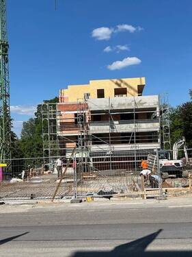 aktueller Bautenstand Haus B - 