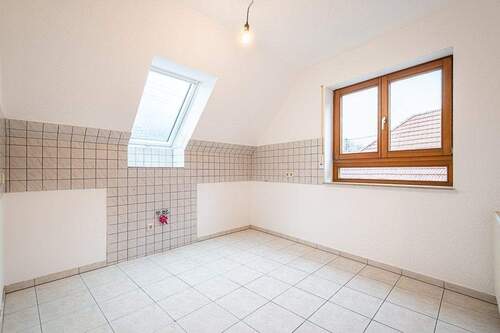 Küche mit Fenstern - 