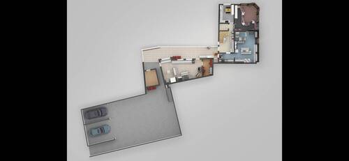 Erdgeschoss mit Hof - 
