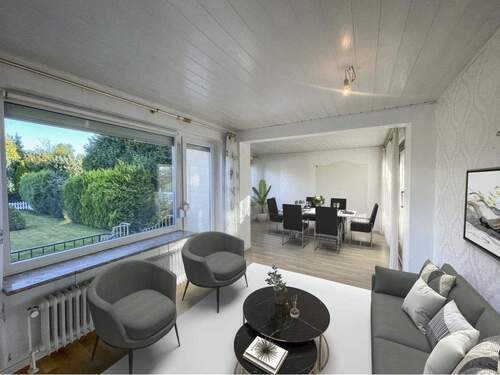 Wohnbereich - Digitales Staging - 