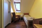 Einzelzimmer im Dachgeschoss - 