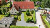 Luftaufnahme - Einfamilienhaus mit Ausbaupotential in ruhiger Lage bei Kreischa