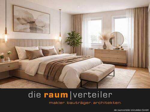 Visualisierung - AKTION ZAHLUNG BEI EINZUG*, 2-Zimmer EG, Terrasse, Tiefgarage, Aufzug, Bruckmühl Zentrum