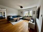 Wohnzimmer - Provisionsfrei! Wunderschöne offene Wohnung mit Bick auf den Olympiapark