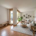 Wohnzimmer Beispiel - 2 Zimmer Etagenwohnung in Markkleeberg