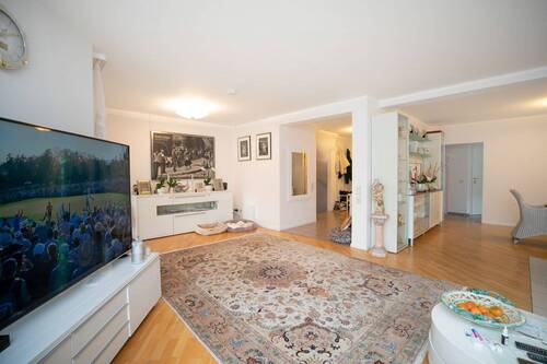 Wohnzimmer EG - Mehrfamilienhaus, Wohnhaus mit 286,00 m² in Dietzenbach zum Kaufen