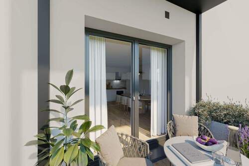 Balkon - Etagenwohnung mit 82,90 m² in Erlangen zur Miete