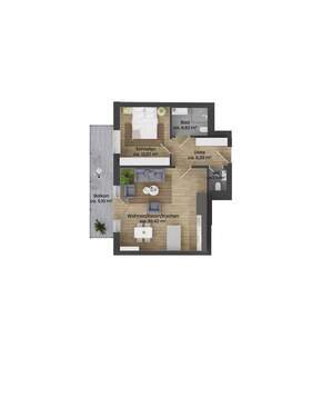 WHG10_2.OG_2-Zimmer - 