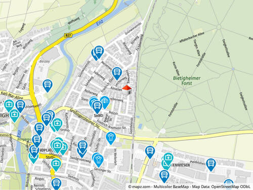 Geolyzer Kartenausschnitt - 