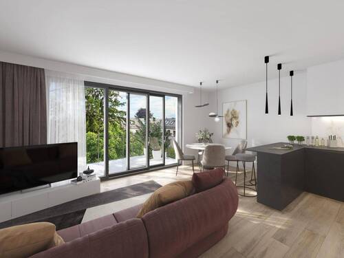 Wohn- und Esszimmer - Energieeffizient leben! 3 Zimmer mit KfW Fördervorteil & Südbalkon