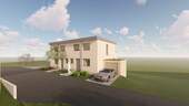 Ansicht - Bauvorhaben in Homberge-Süd: Moderne Doppelhaushälften mit Blick ins Hülsenbecker Tal