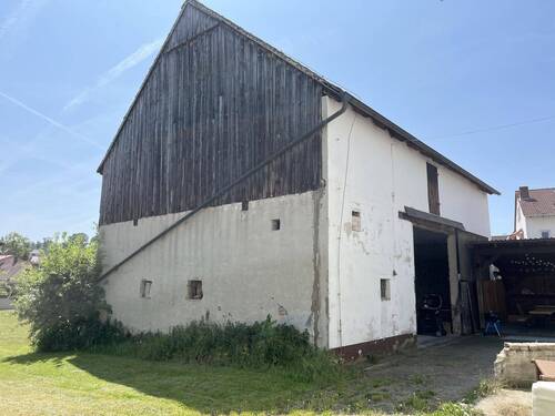 Scheune außen - Grundstück in Röttenbach zum Kaufen