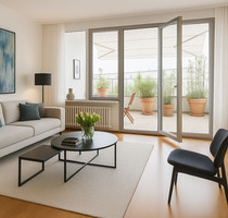 151 m² Wohnkultur mit zwei Balkonen - Ihr stilvolles Zuhause in Münchens begehrtester Lage