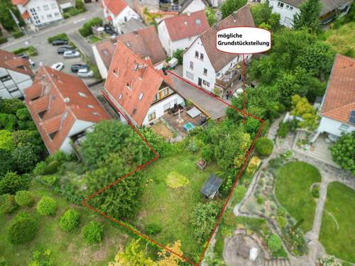 Mögliche Grundstücksteilung - 