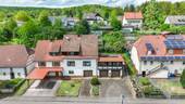 Luftbild Hausansicht - 6 Zimmer Doppelhaushälfte zum Kaufen in Ludwigswinkel