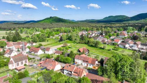Luftbild - Umgebung-Talaue - 6 Zimmer Doppelhaushälfte in Ludwigswinkel