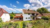 Blick auf das Haus vom Garten - 