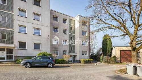 Außenansicht 3 - Helle 2-Zimmer-Wohnung mit sonniger Südwest-Loggia und Tageslichtbad