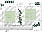 Grundriss zwei EFH - 