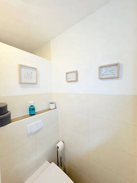 Gut platziertes WC - 